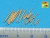Aber 350L-37 Set of 8 pcs 127 mm barrels with recoil for Japan ships (1:350)